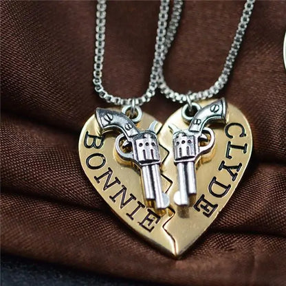 Bonnie & Clyde Necklace Set