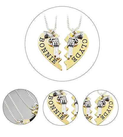 Bonnie & Clyde Necklace Set